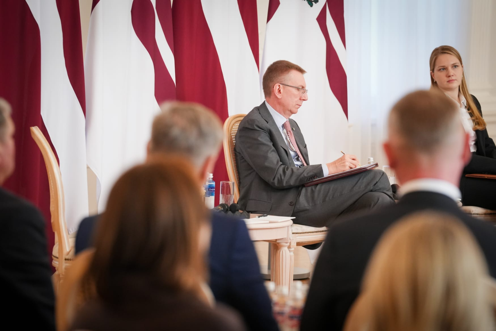 Attēls: Latvijas Pašvaldību savienība ar Valsts prezidentu pārrunā aktualitātes pašvaldībās