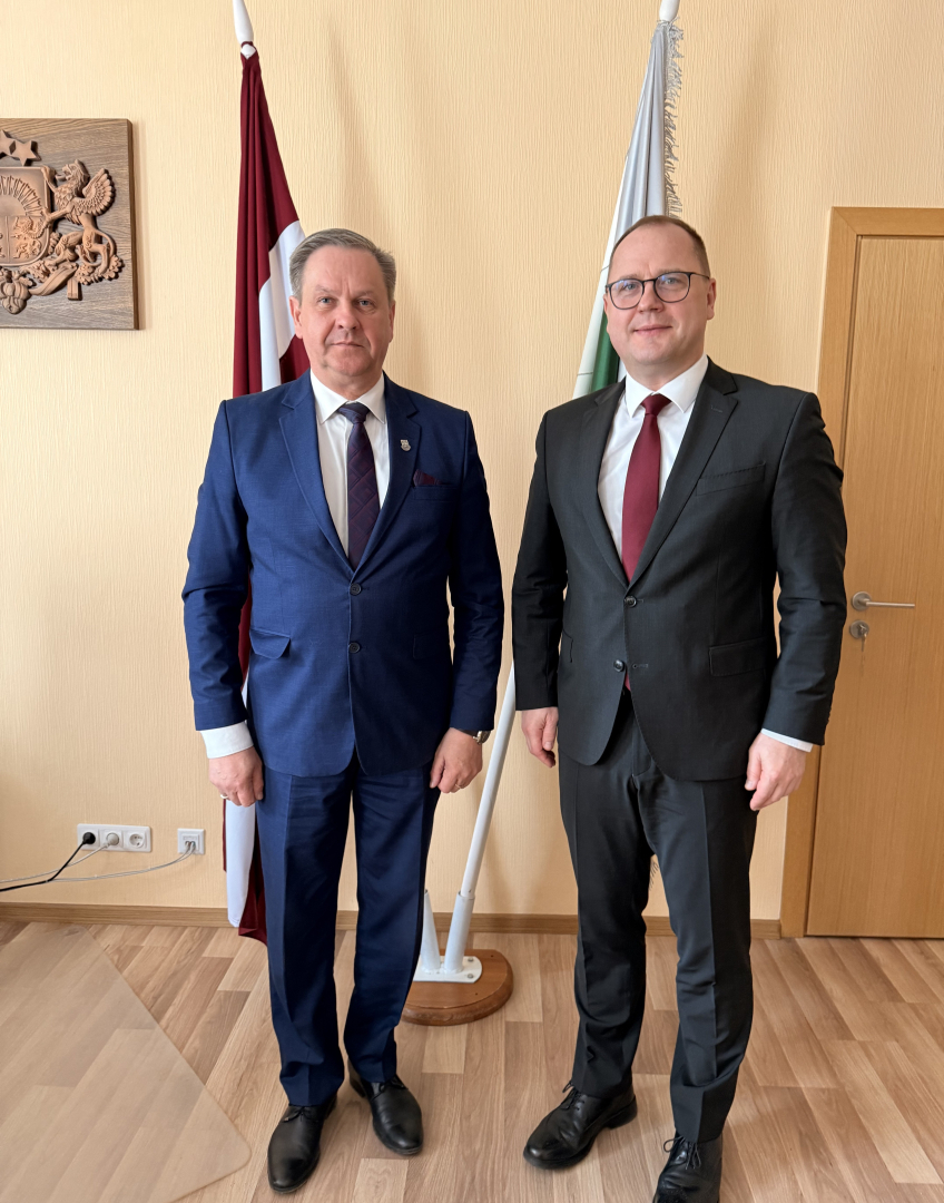 Attēls: Pašvaldībā viesojās VARAM ministrs: pārrunāta reģionālā attīstība un aktuālie izaicinājumi