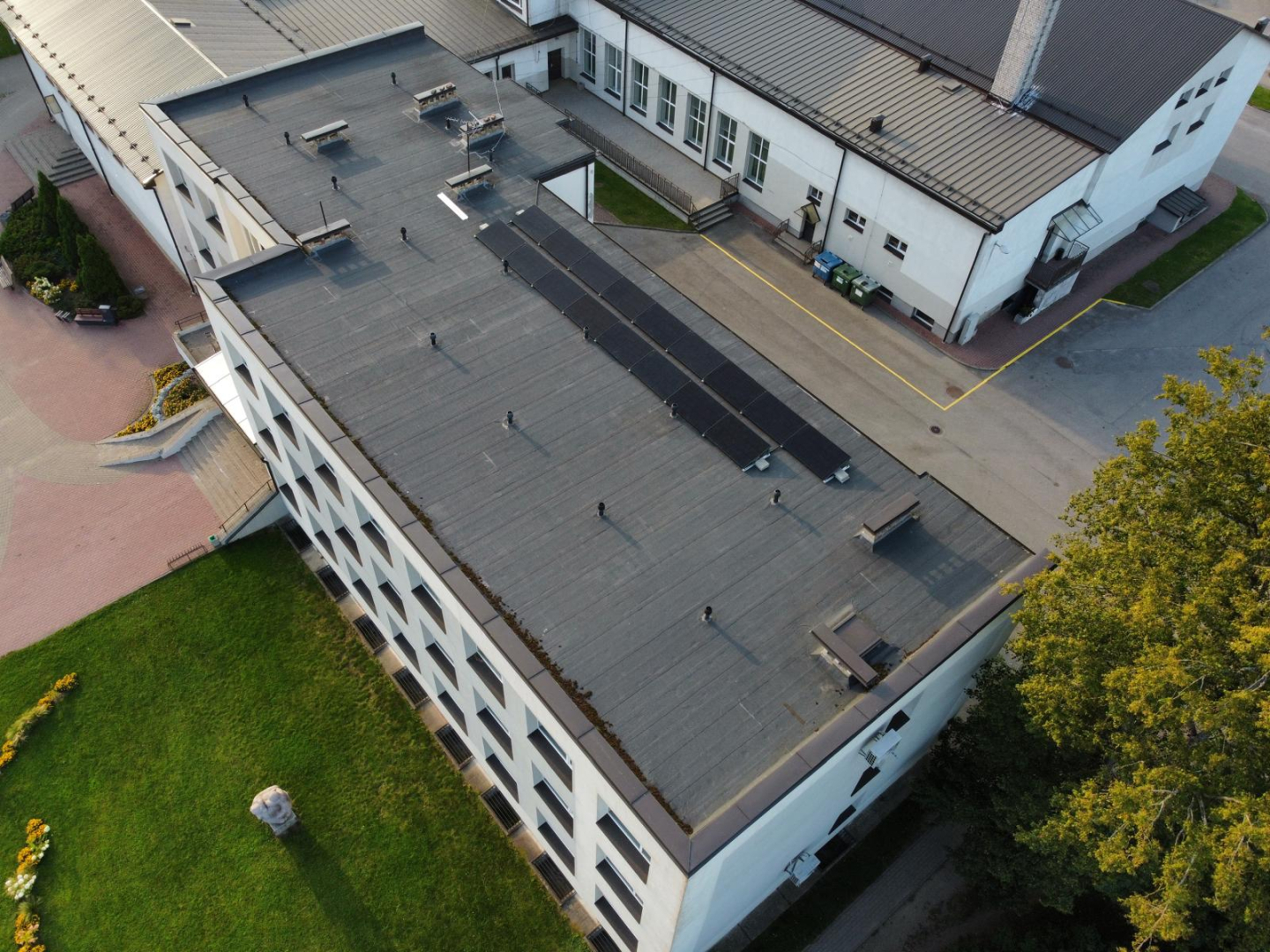 Attēls: Saules elektrostaciju uzstādīšana Gulbenes pilsētā