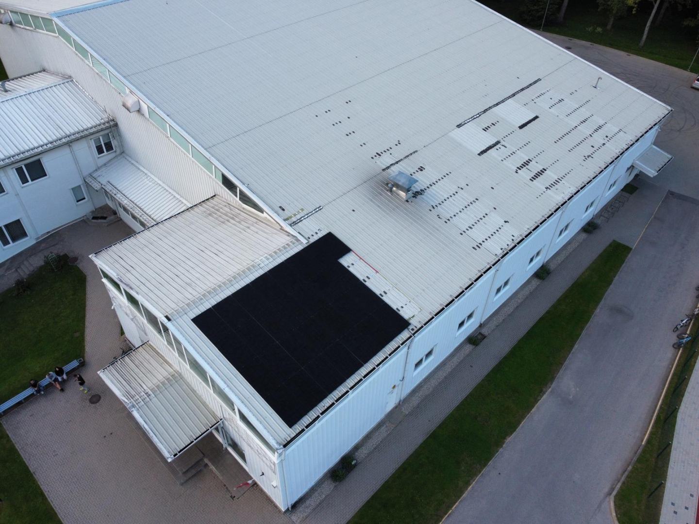 Attēls: Saules elektrostaciju uzstādīšana Gulbenes pilsētā