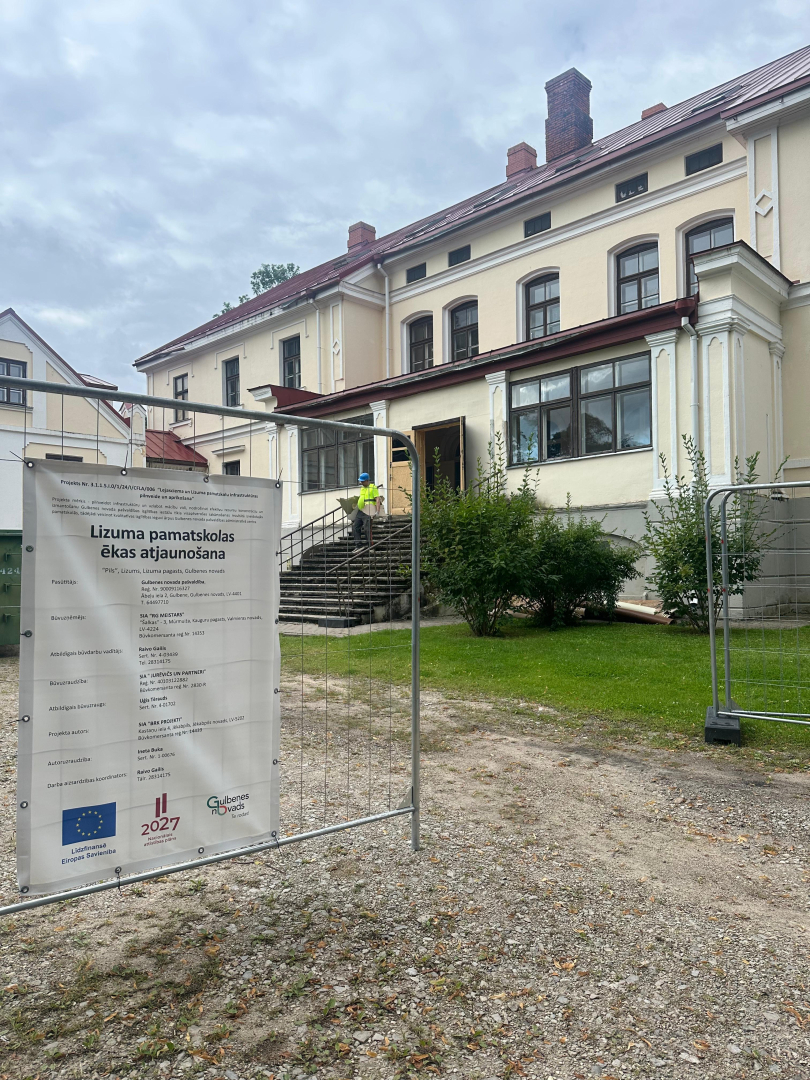 Attēls: Norit aktīvi būvdarbi Lizuma pamatskolā