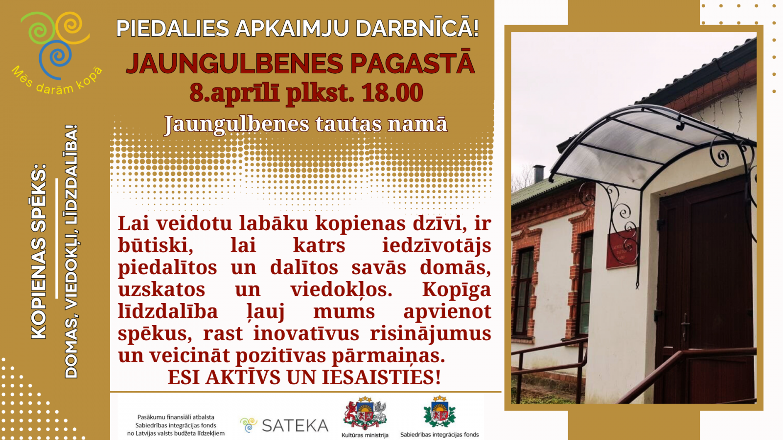 Attēls: Apkaimes darbnīcas pagastos