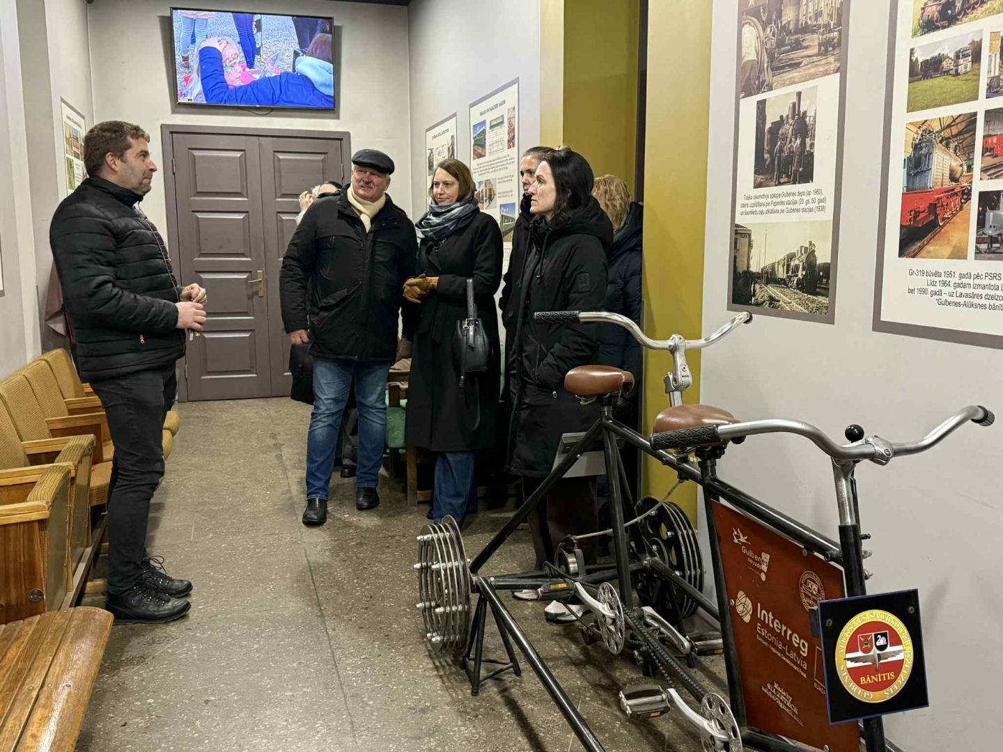 Attēls: Sadarbības partneri no Igaunijas un Lietuvas ciemojas Gulbenē