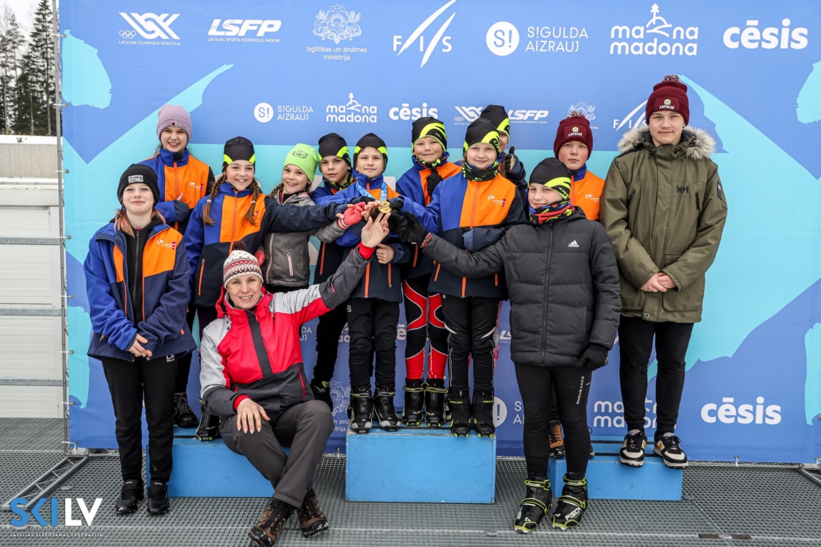 Attēls: Sk Lejasciems Latvijas čempionātā slēpošanā