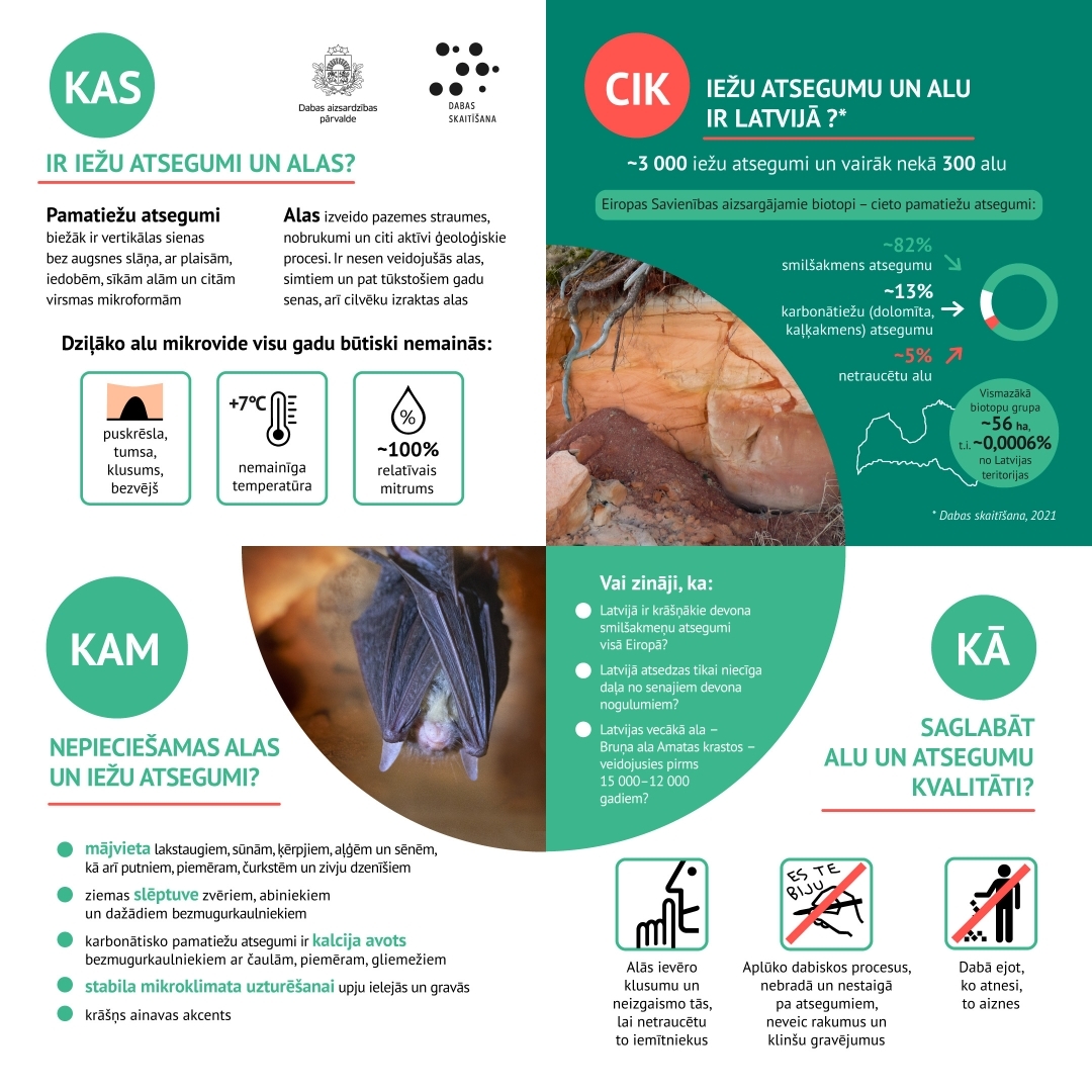 Dabas skaitīšana: alas un atsegumi