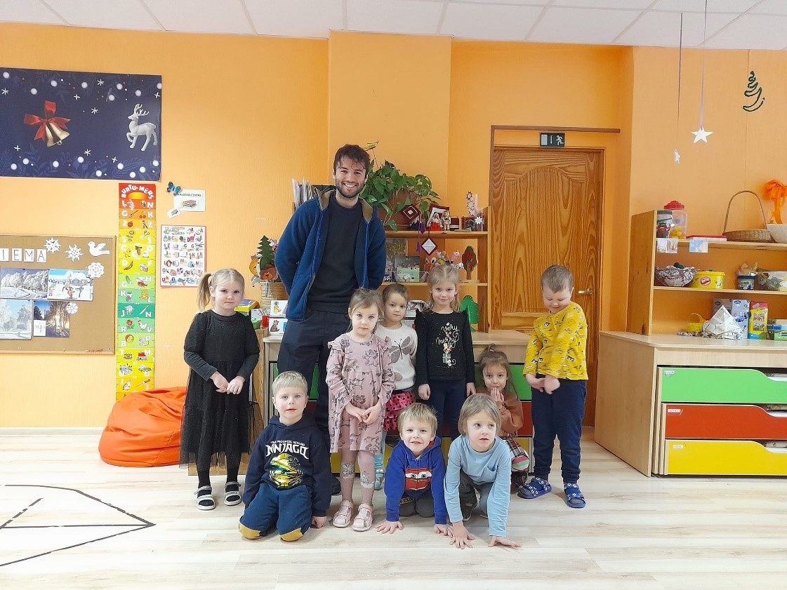 Attēls: Eiropas brīvprātīgo jauniešu aktivitātes novadā