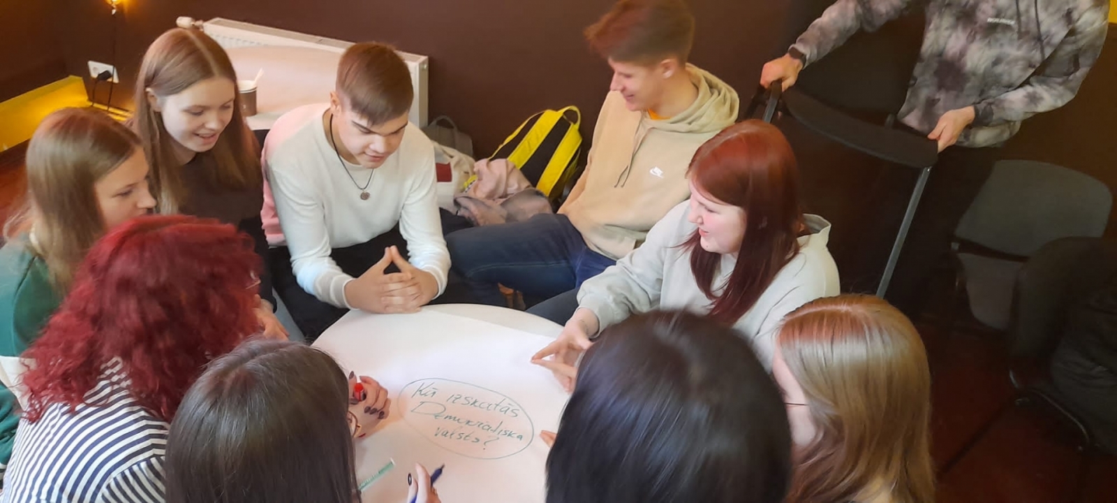 Attēls: Projekts “Demokrātijas formula” dalībnieki