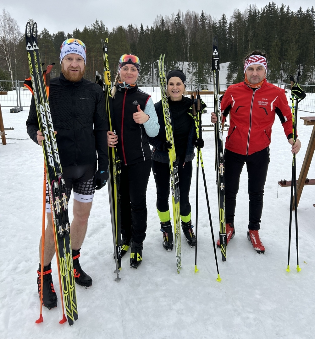 Attēls: Latvijas Sporta Veterānu savienības 61. sporta spēles distanču slēpošanā 