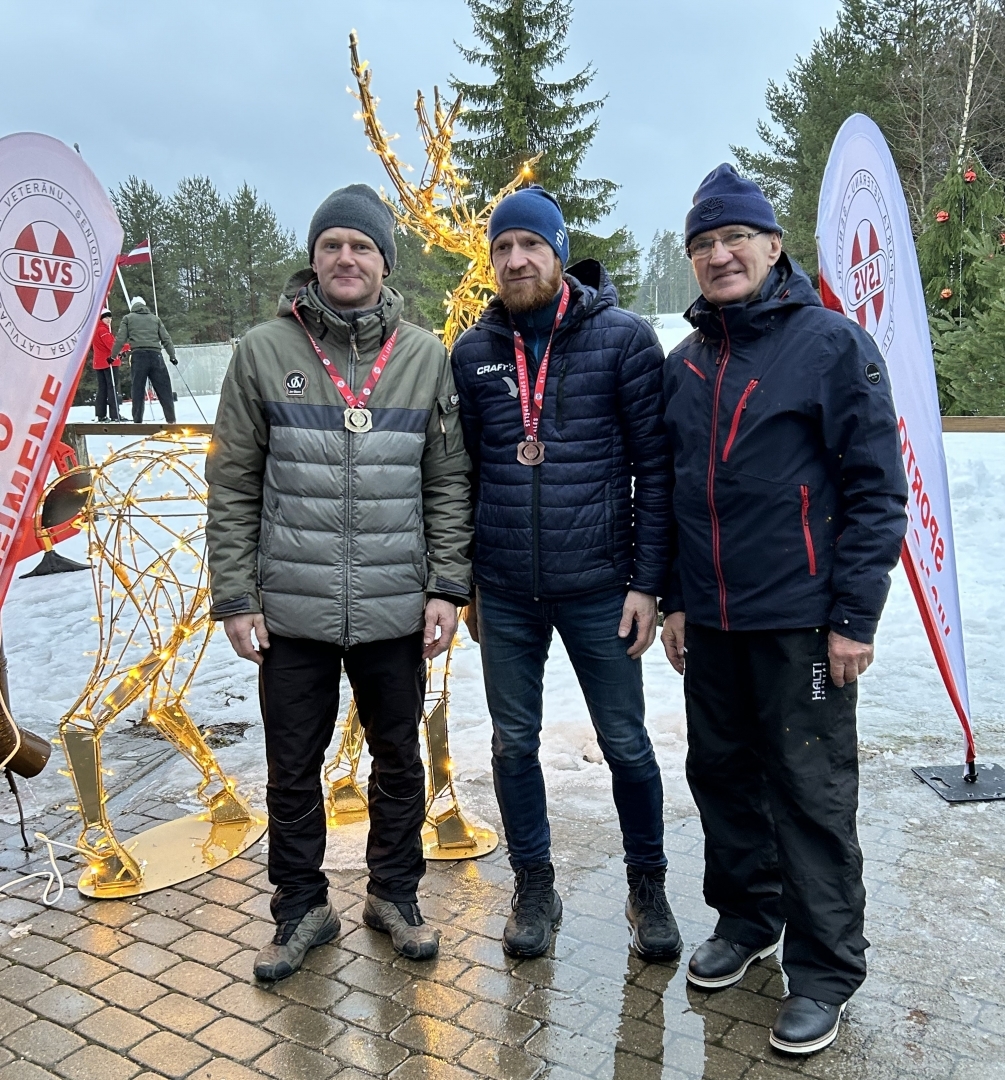 Attēls: Latvijas Sporta Veterānu savienības 61. sporta spēles distanču slēpošanā 