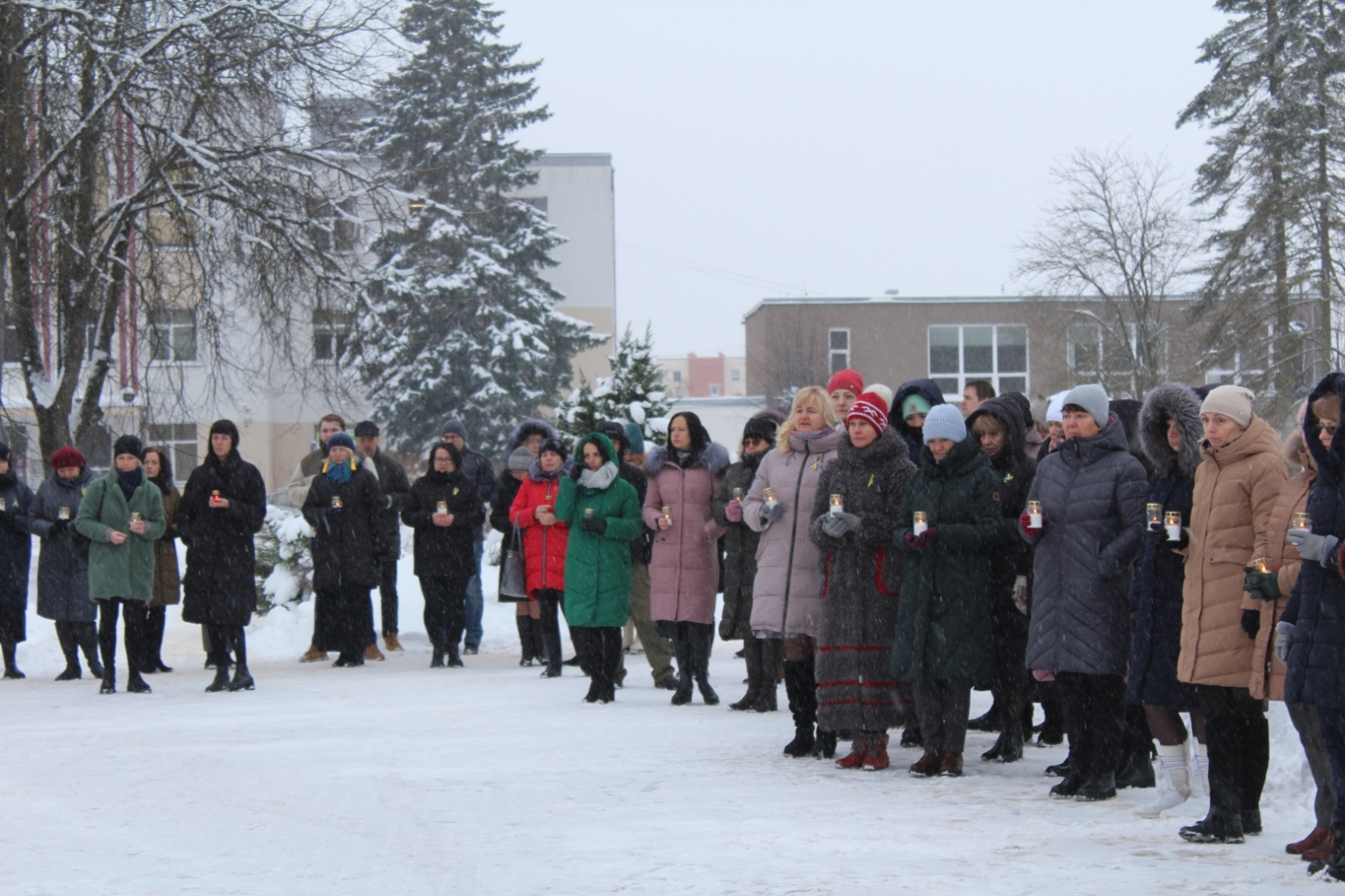 Attēls: Ieadzīvotāji pulcējas Ukrainas atbalstam, Gulbene