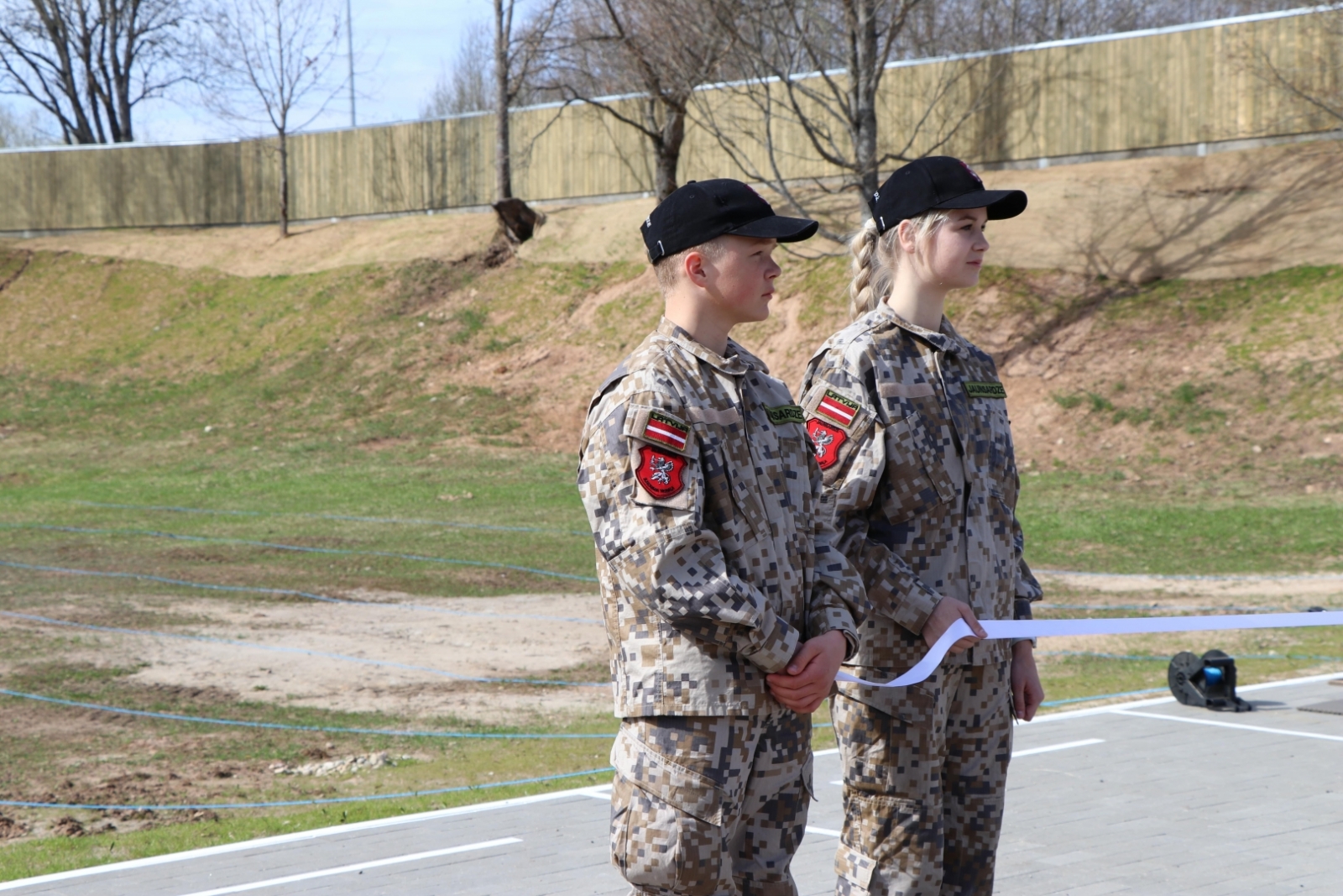 Attēls: Atklāj Gulbenes slēpošanas – biatlona trases šautuvi 21.04.2023. 
