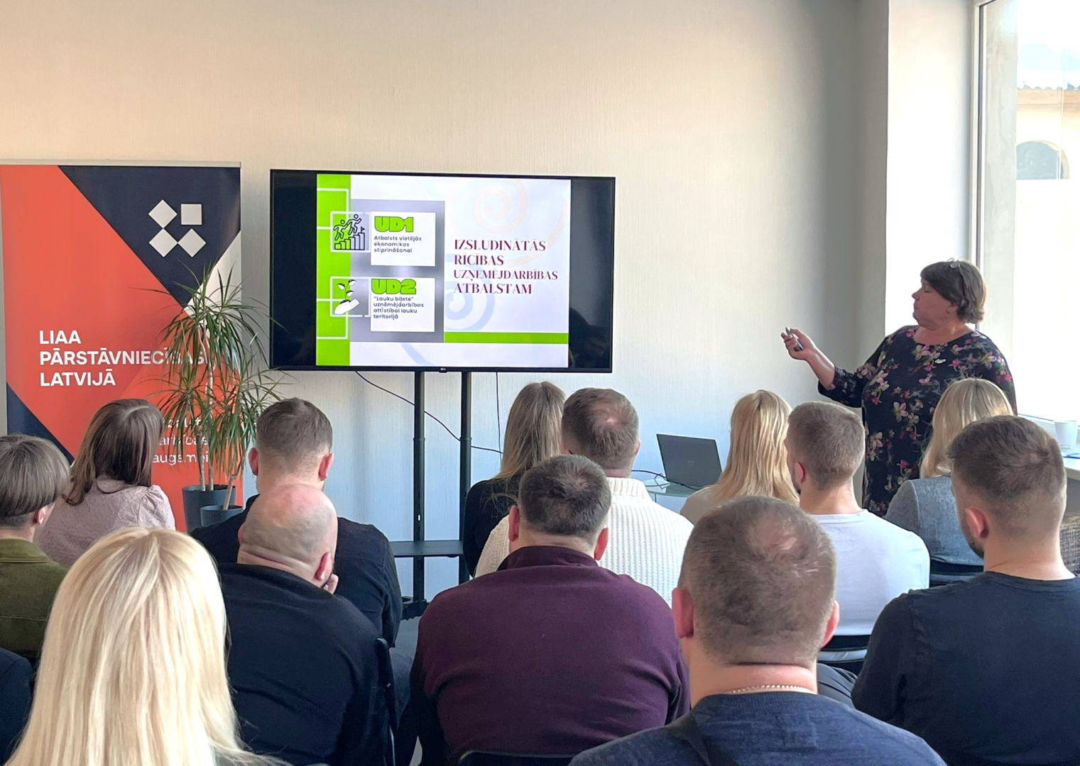 Attēls: Gulbenē norisinājies seminārs par uzņēmējdarbības atbalsta iespējām 2026. gadā