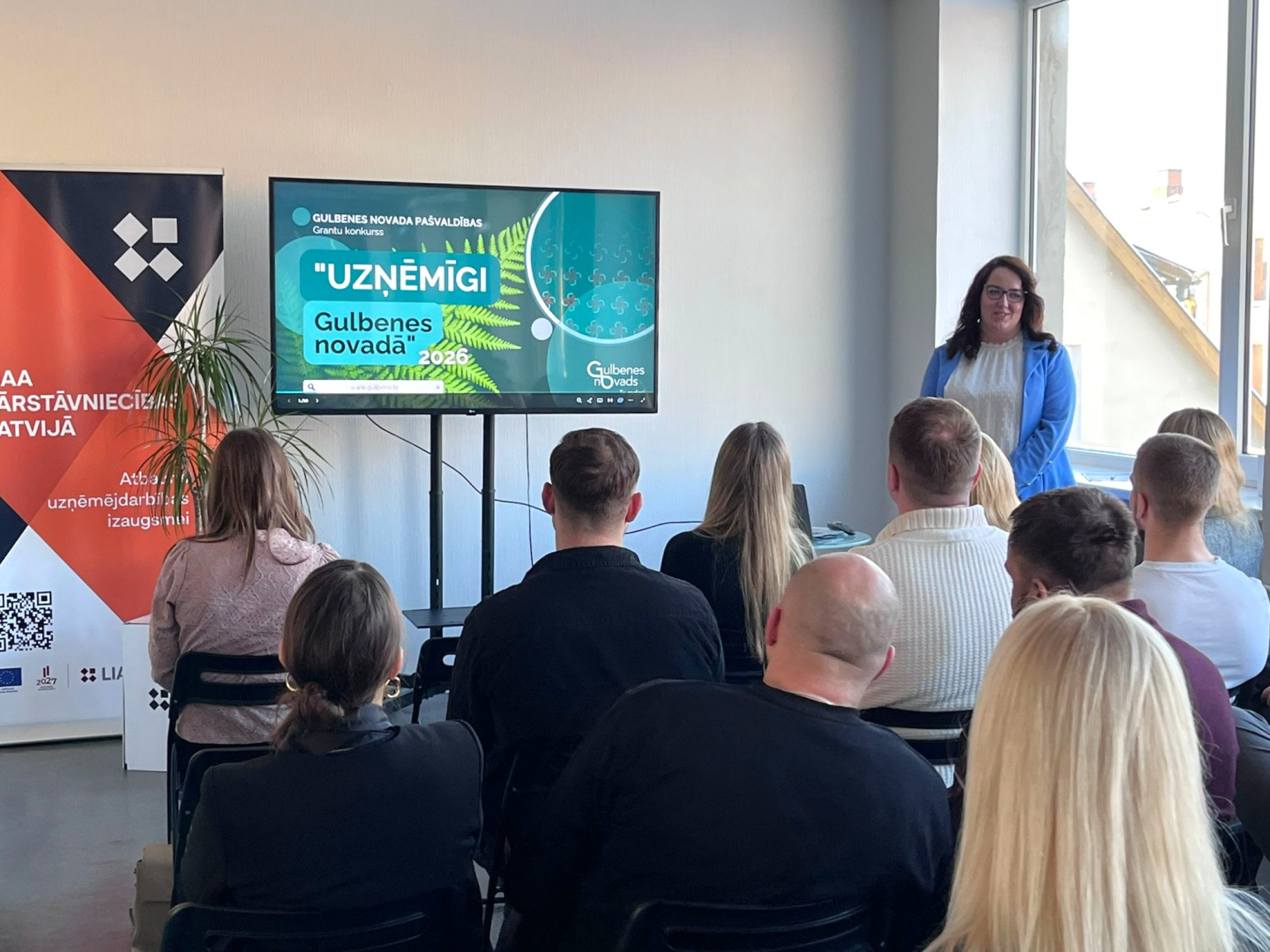 Attēls: Gulbenē norisinājies seminārs par uzņēmējdarbības atbalsta iespējām 2026. gadā