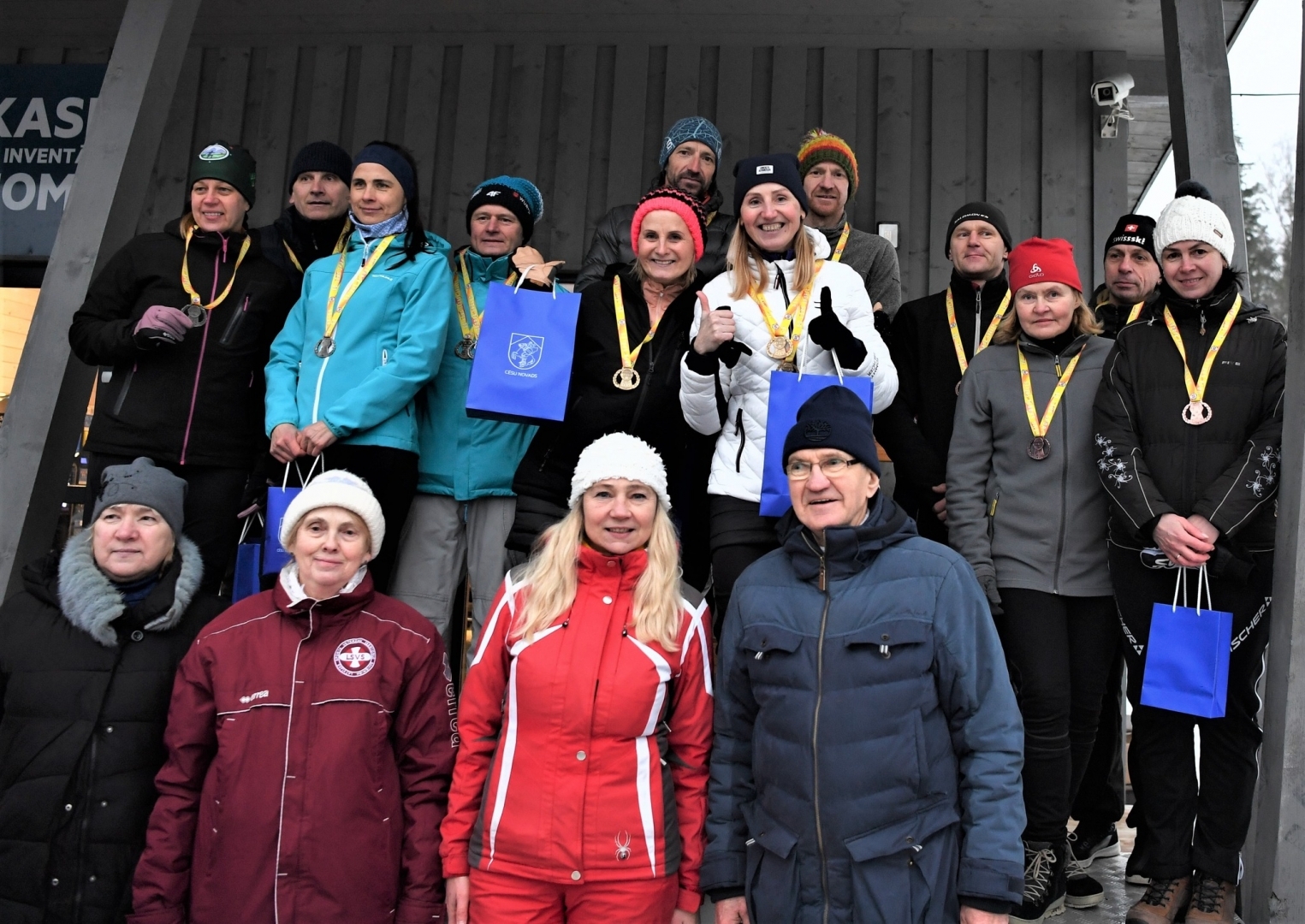 Gulbenes novada slēpotāji uz Latvijas Sporta Veterānu savienības 60. sporta spēlēm