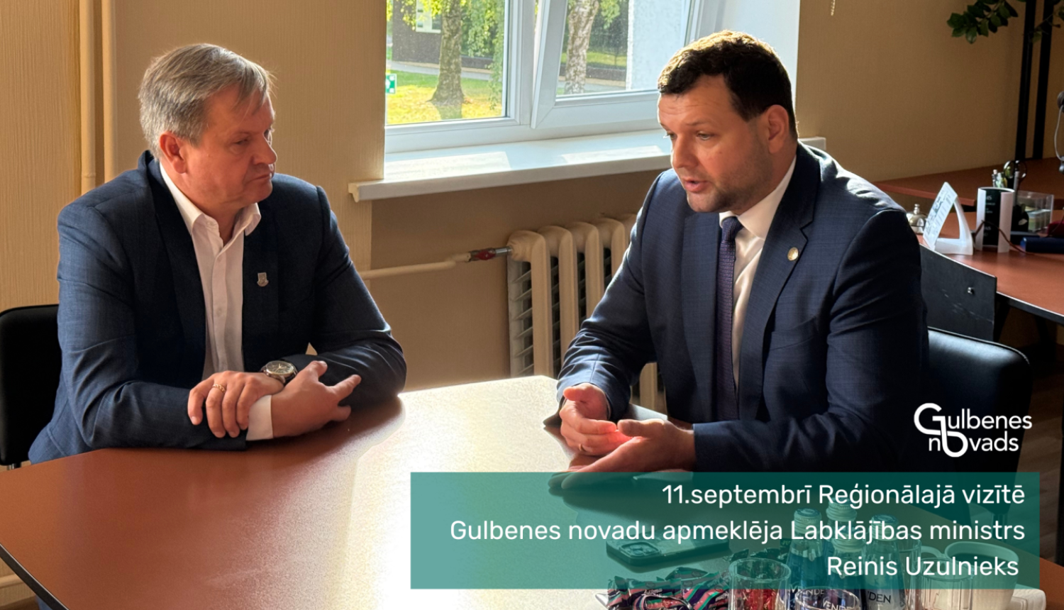 Attēls: reģionālā vizīte Reinis Uzulnieks