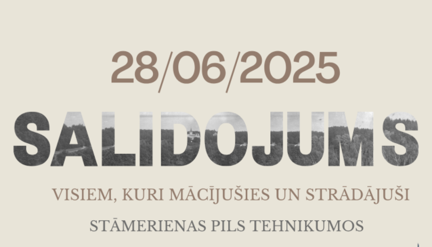 Attēls: Projekts “Dzīvie stāsti Stāmerienā” un Stāmerienas pils visu laiku tehnikumu salidojums
