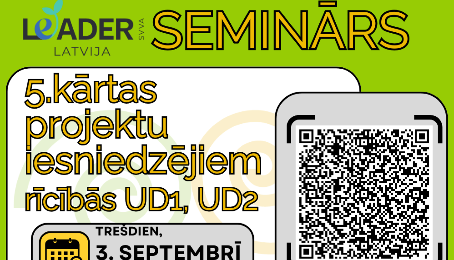 Semināra afiša