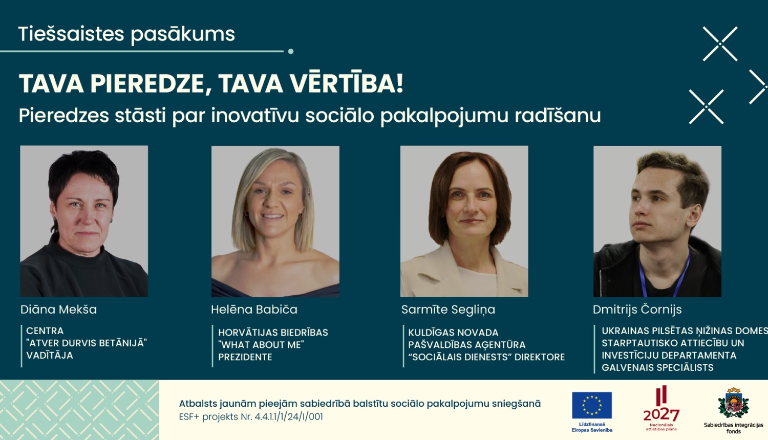 Attēls: Aicina uz pieredzes stāstu pasākumu par  inovatīviem sociālajiem pakalpojumiem