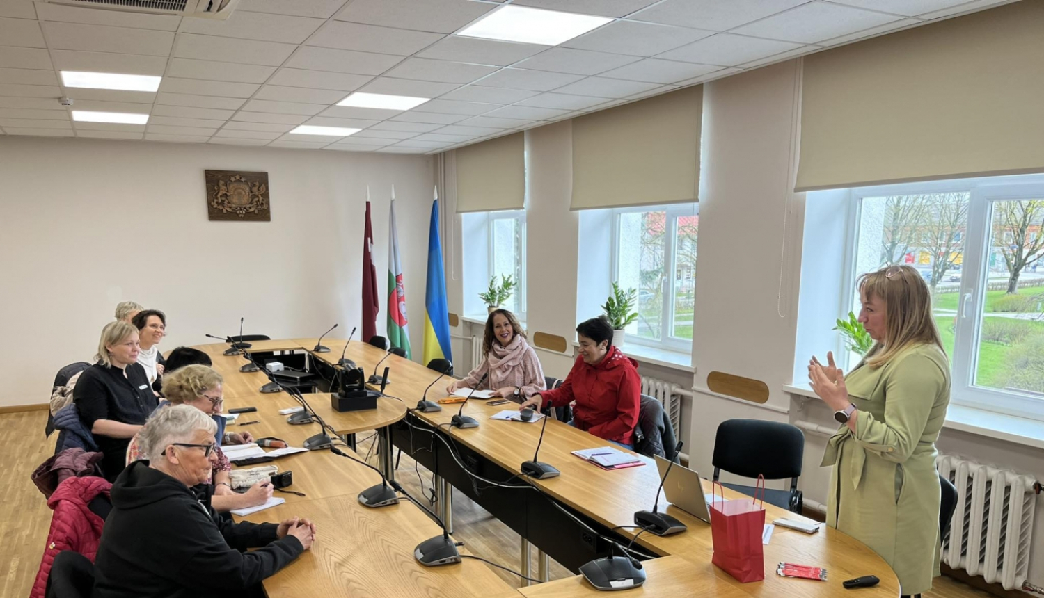 Attēls: pedagogi ēnotāji Gulbenes novadā