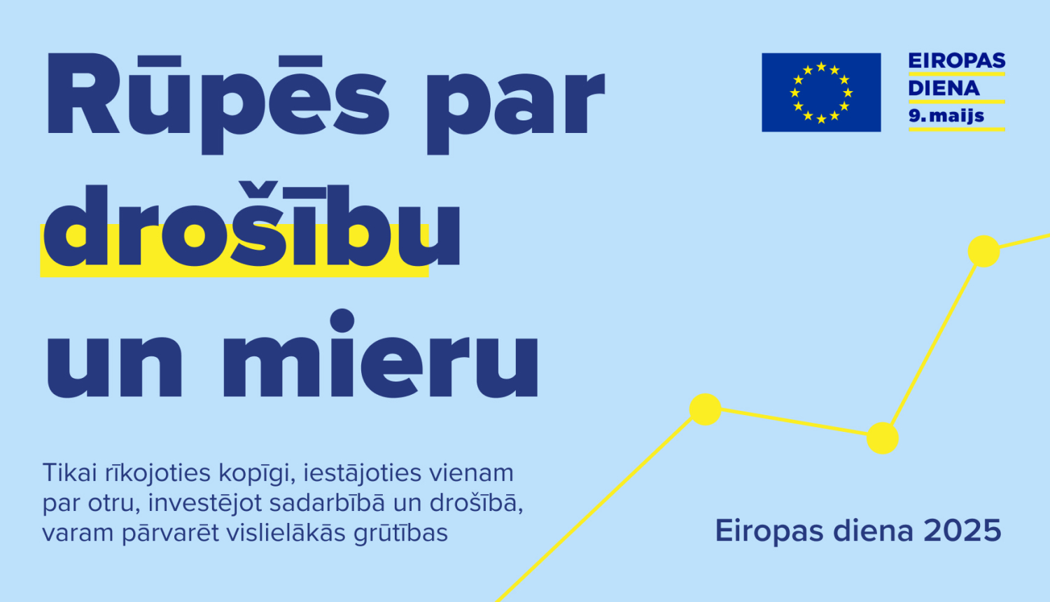 Attēls: 9. maijā Latvijā plaši atzīmēs Eiropas dienu