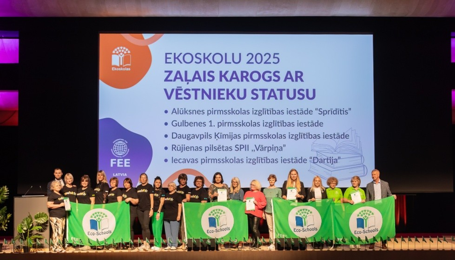 Ekoskolu godināšana Rīgā