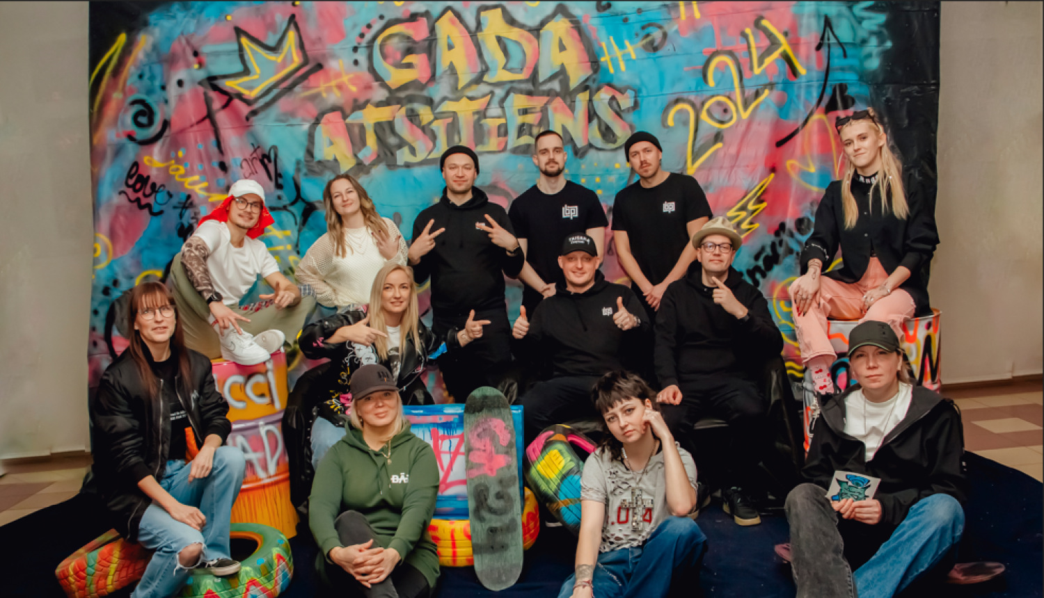 Attēls: pasākuma Gada atsitiens 2024 dalībnieki