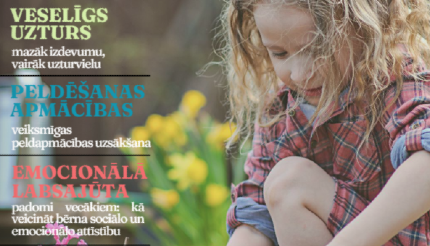 Pavasara žurnāls vecākiem par bērnu veselību