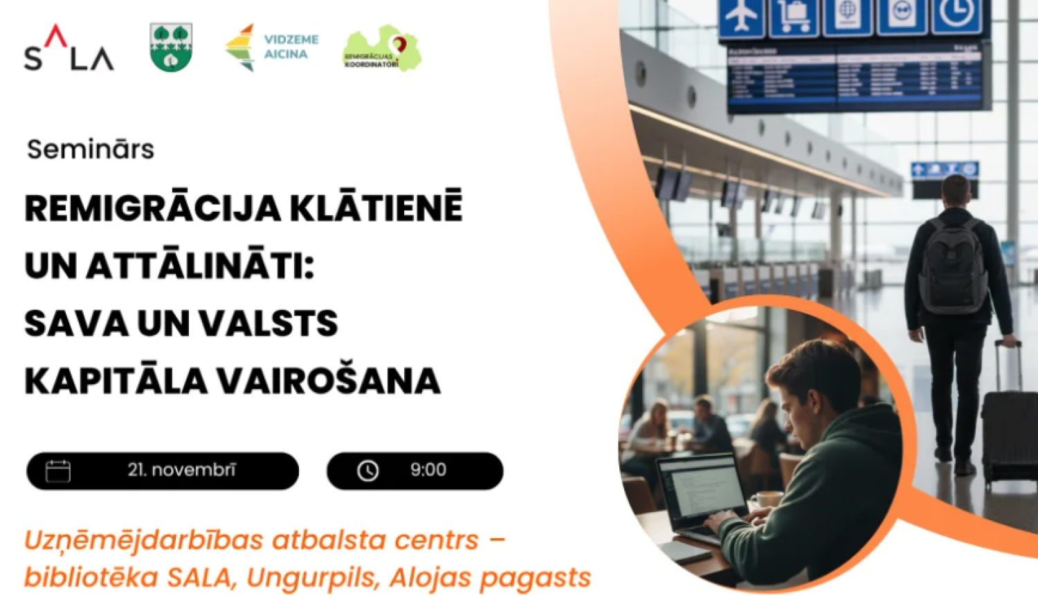 Attēls: Aicinām piedalīties seminārā “Remigrācija klātienē un attālināti: sava un valsts kapitāla vairošana”