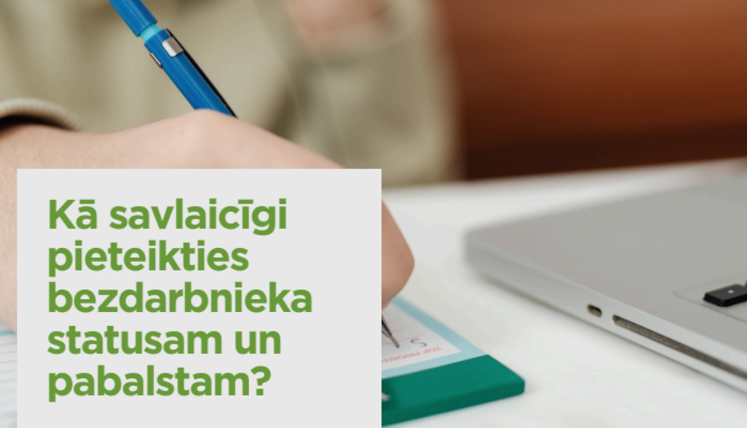 Attēls: NVA atgādina: bezdarbnieka statusam jāpiesakās ne agrāk kā nākamajā darba dienā pēc darba attiecību pārtraukšanas