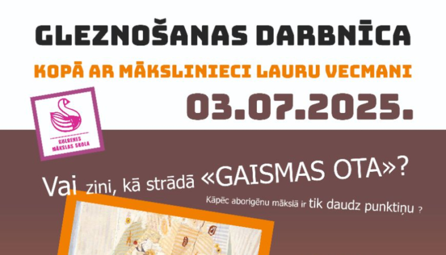 Attēls: gleznošanas darbnīca