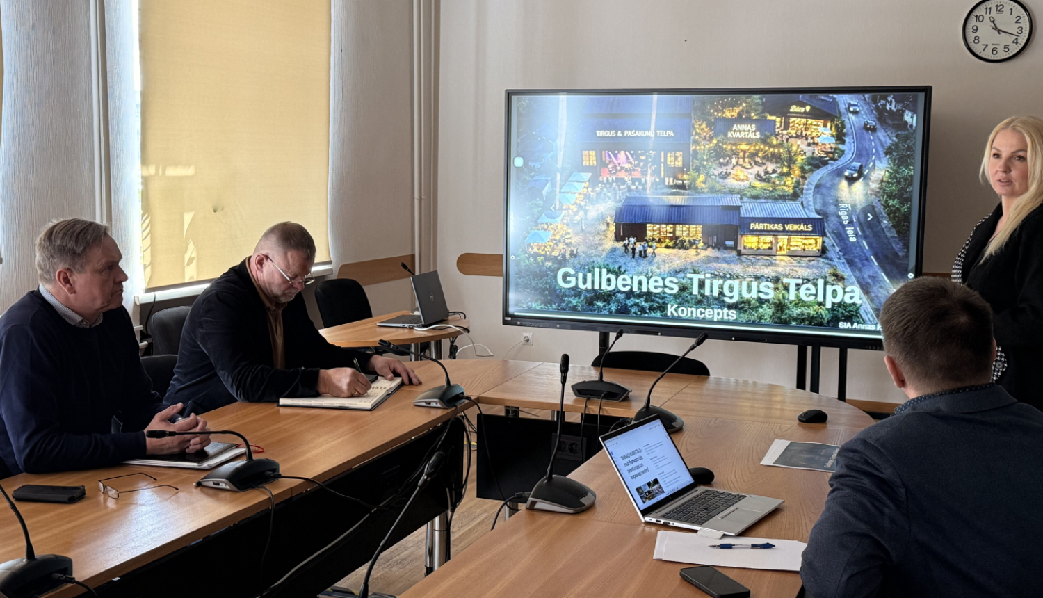 Attēls: Attīstot Gulbenes tirgus telpu