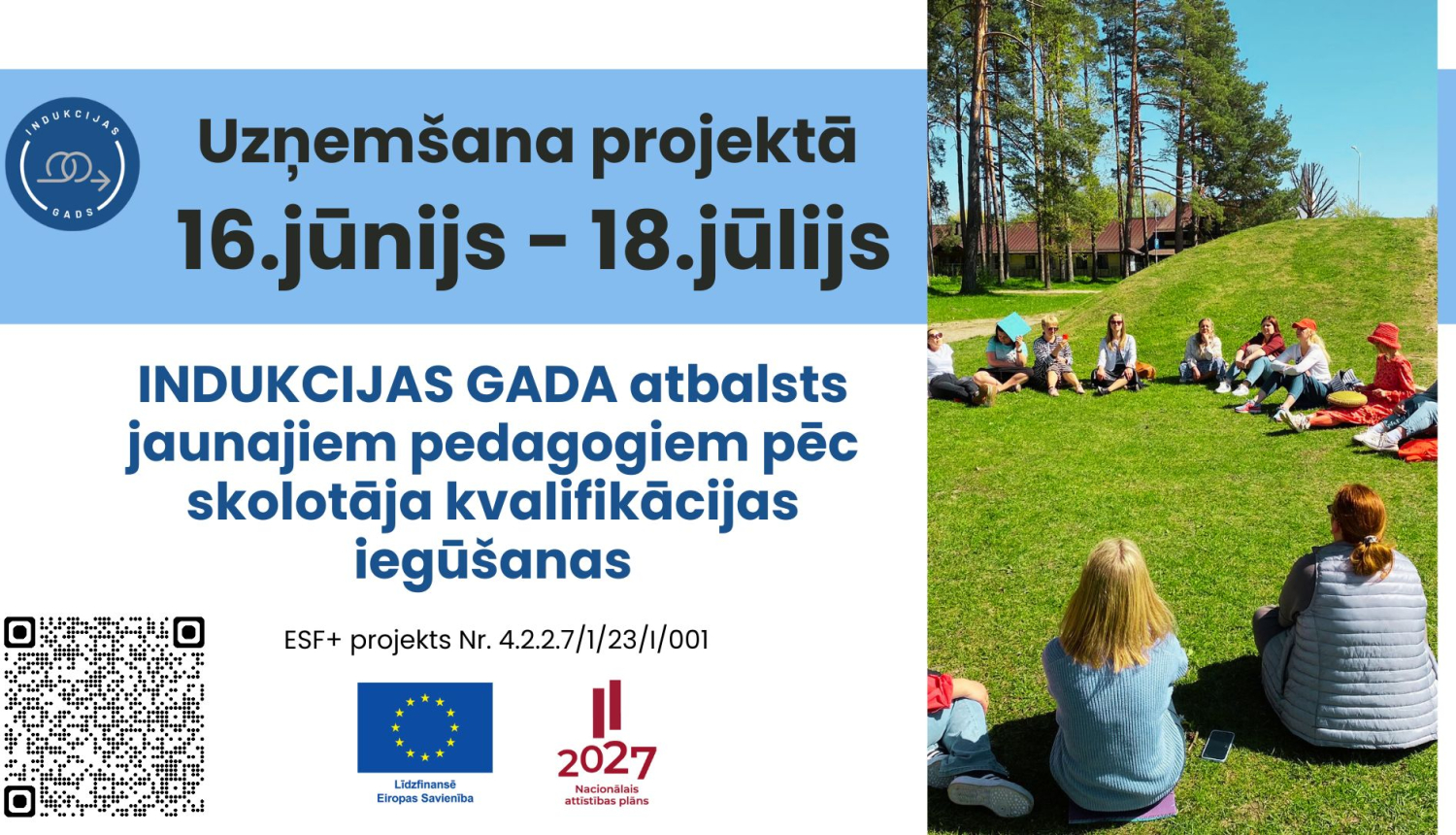 Attēls: Indukcijas gads 2025 Atbalsta plecs plakāts