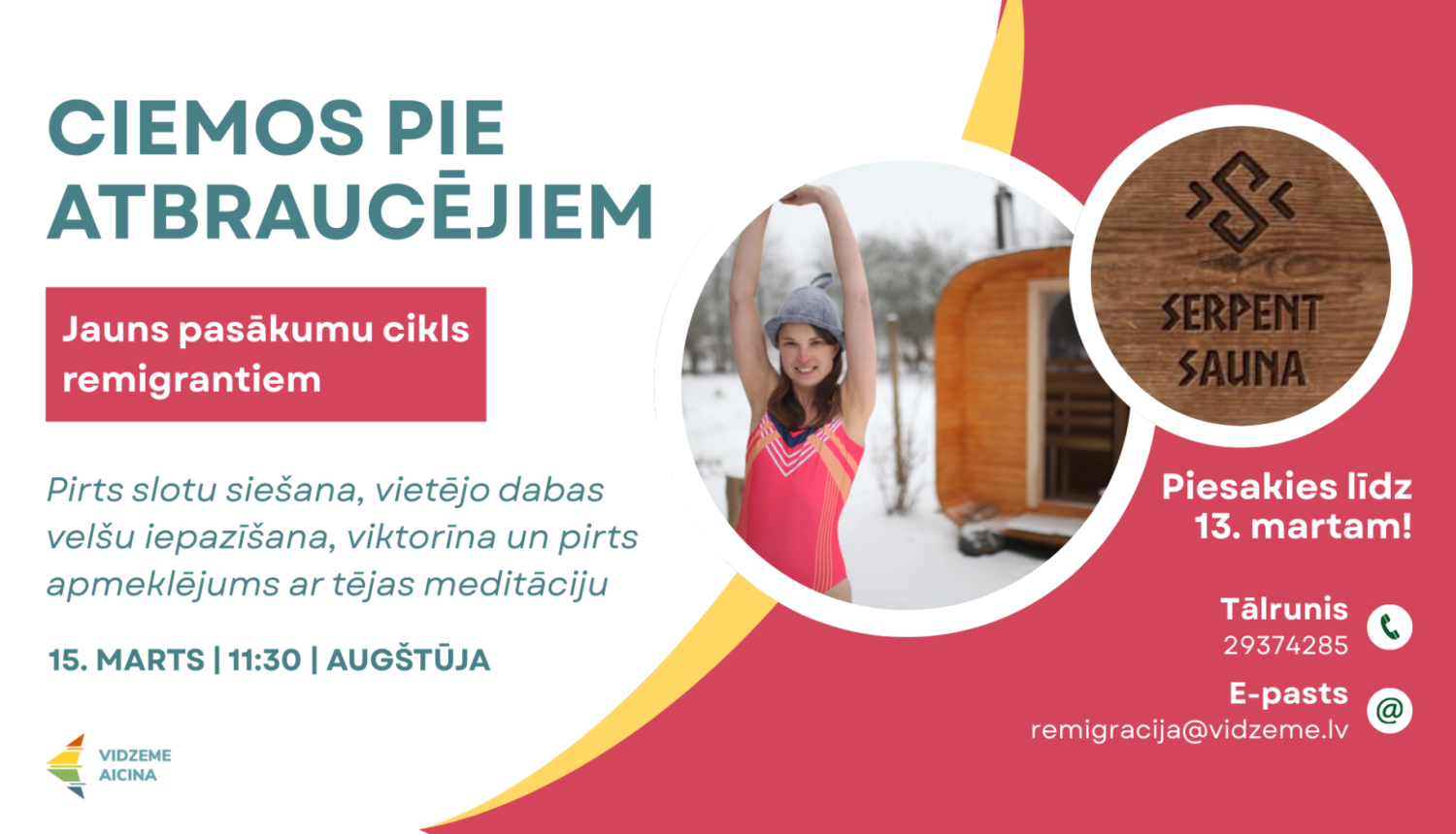 Attēls: Notiks Vidzemes pasākuma cikla “Ciemos pie atbraucējiem” otrā tikšanās – šoreiz Augštūjā