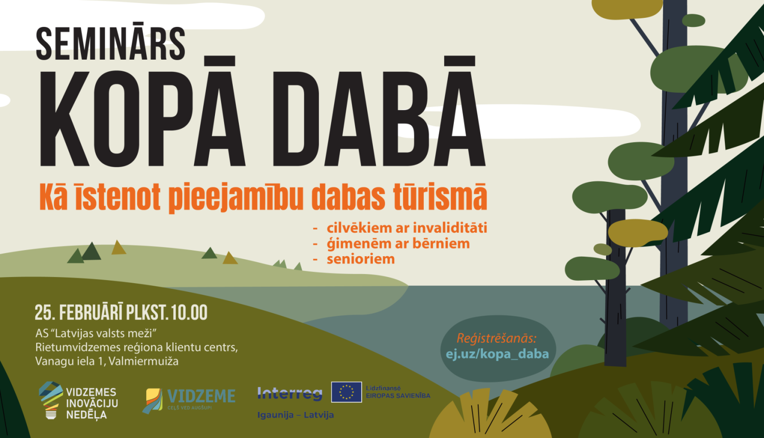 Kopā dabā plakāts