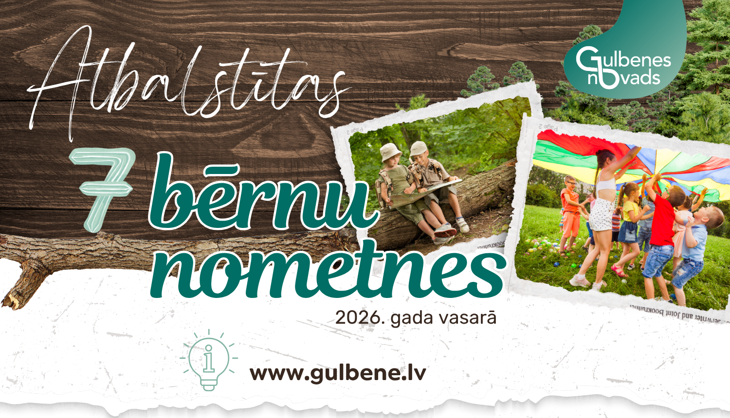 Attēls: Atbalstītas septiņas bērnu nometnes 2026. gada vasarā!