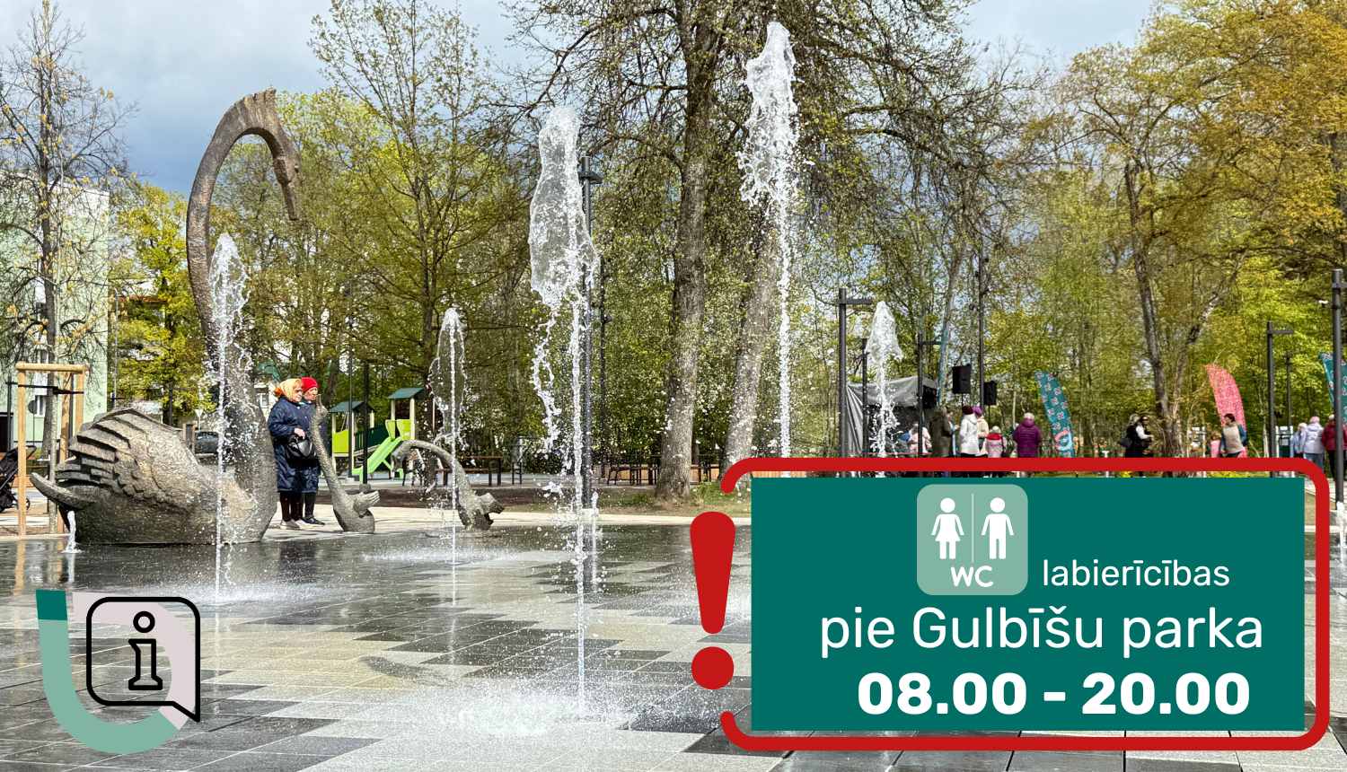 Attēls: WC Gulbīšu parks