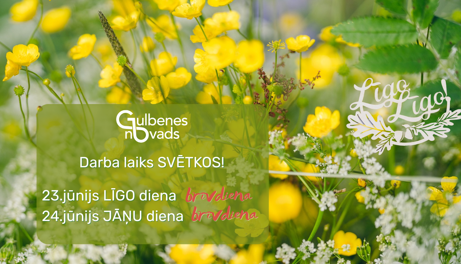Attēls: Līgo svētku brīvdienas 2025