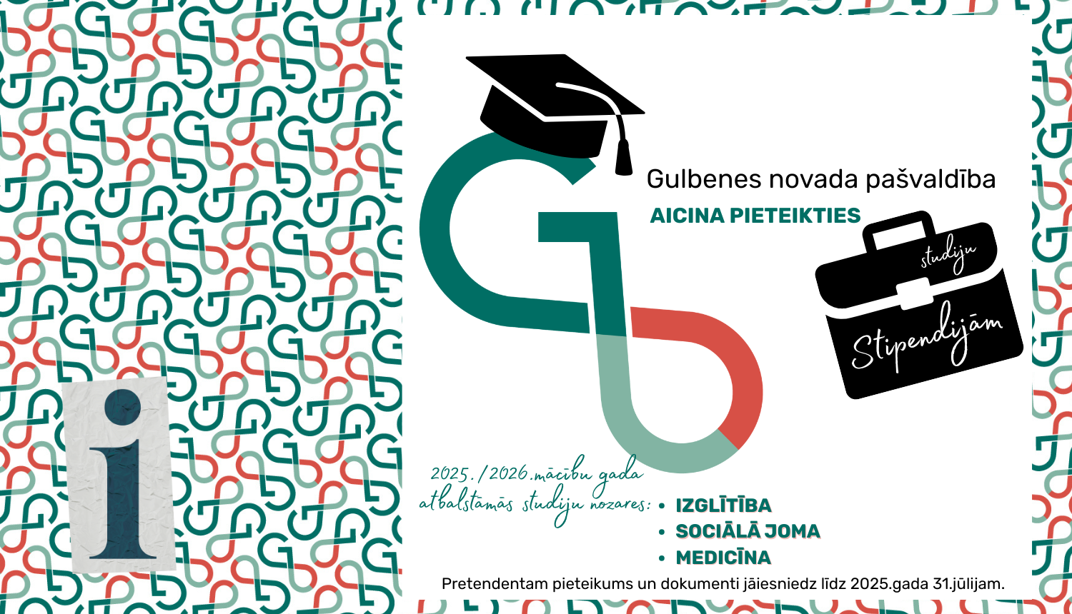 Attēls: aicina pieteikties studējoši stipendijai