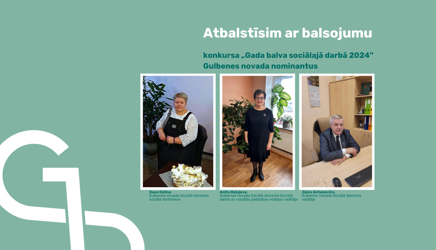 Attēls: Konkurss "Gada balva sociālajā darbā 2024"