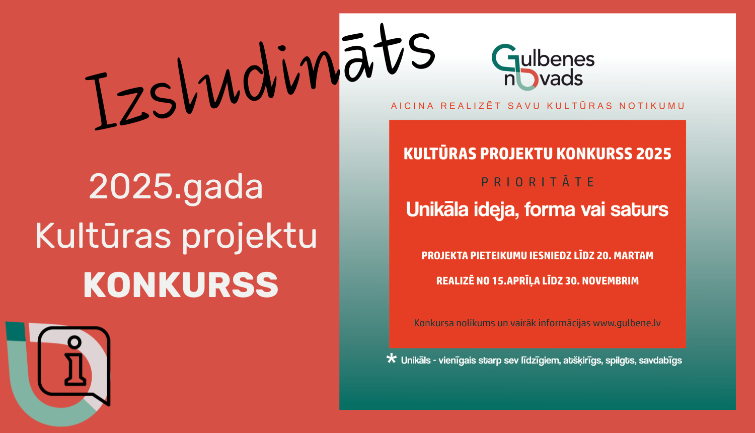 Attēls: Izsludināts 2025.gada Kultūras projektu konkurss