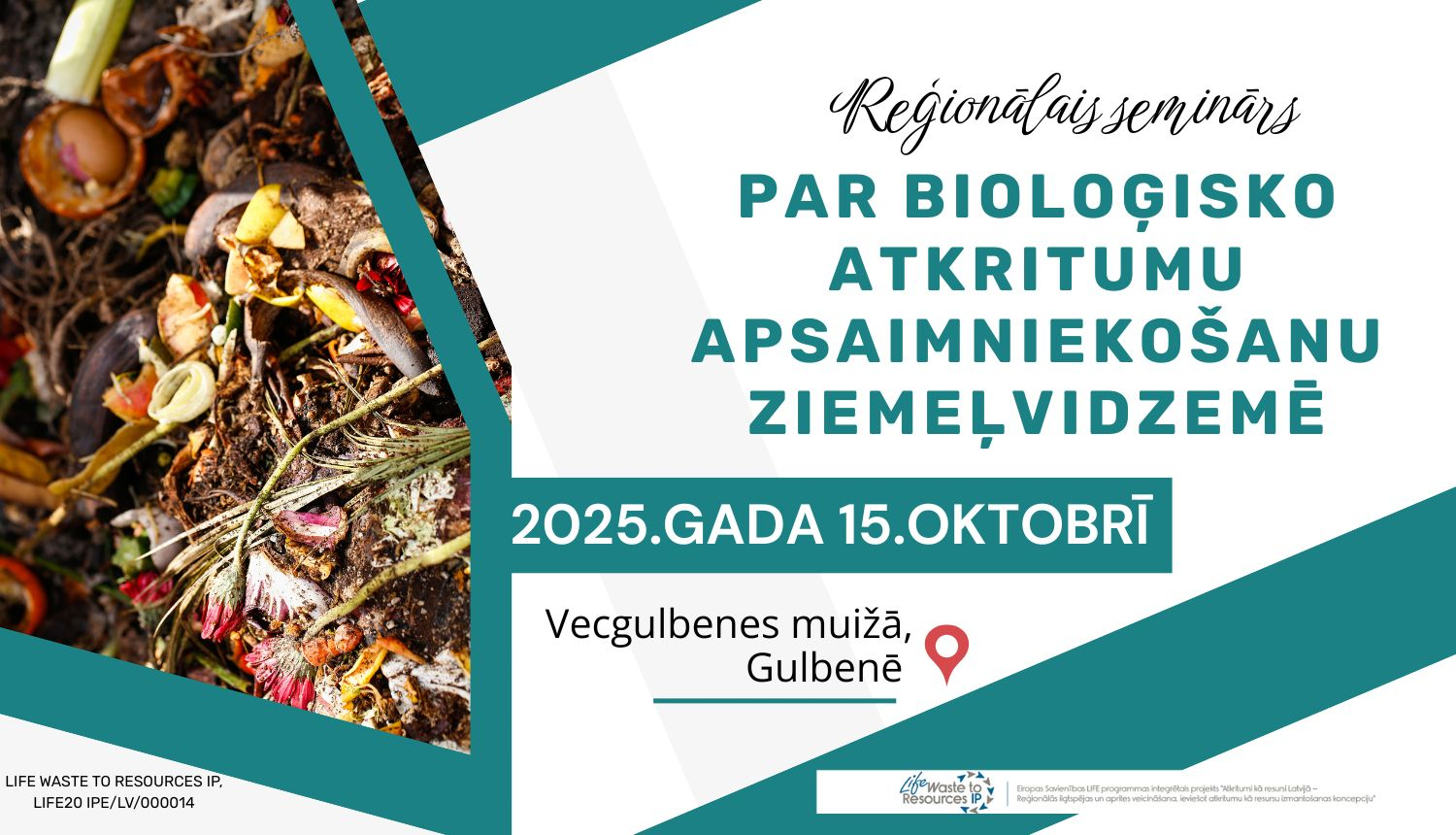 Attēls: reģionālais seminārs par bioloģisko atkritumu apsaimniekošanu Ziemeļvidzemē