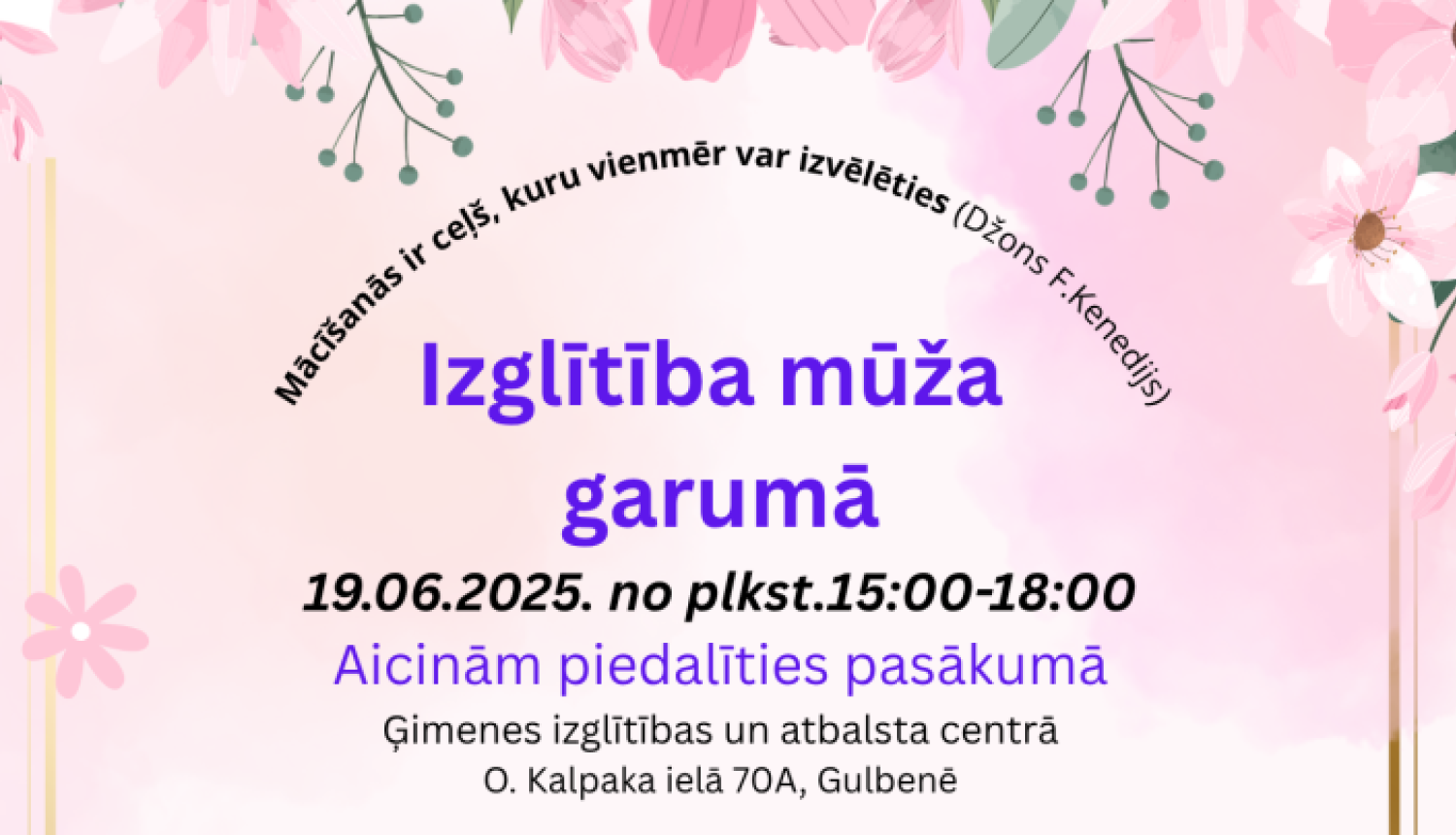 Attēls: izglītība mūža garumā