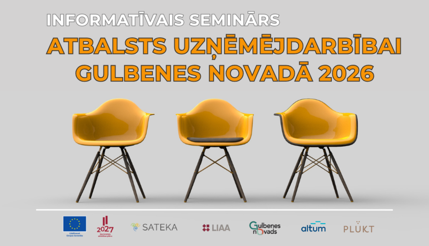 Informatīvais seminārs "Atbalsts uzņēmējdarbībai Gulbenes novadā 2026"