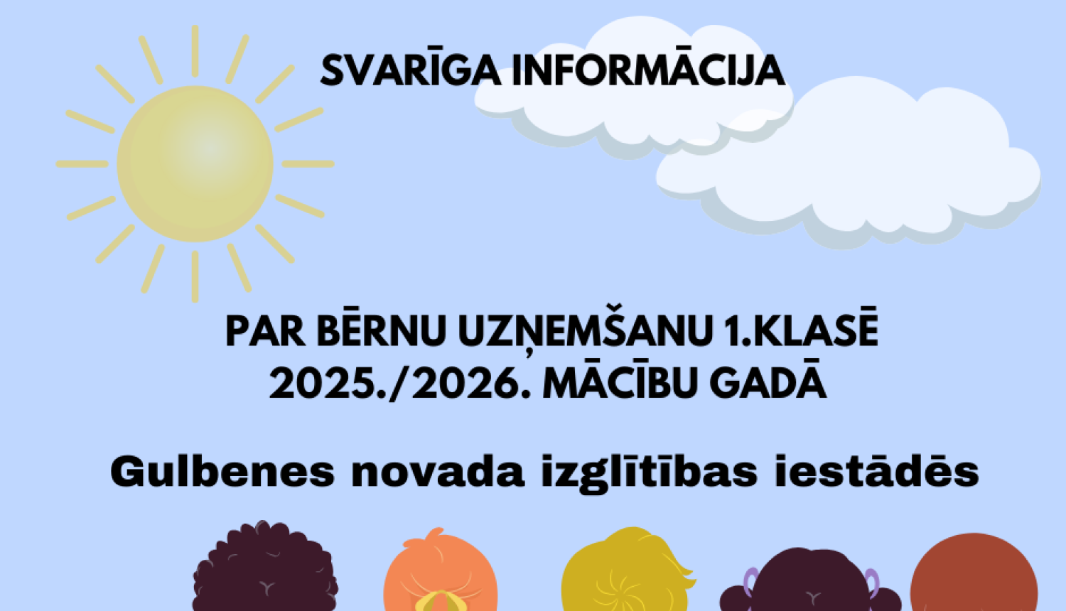 Uzņemšana 1.klasē