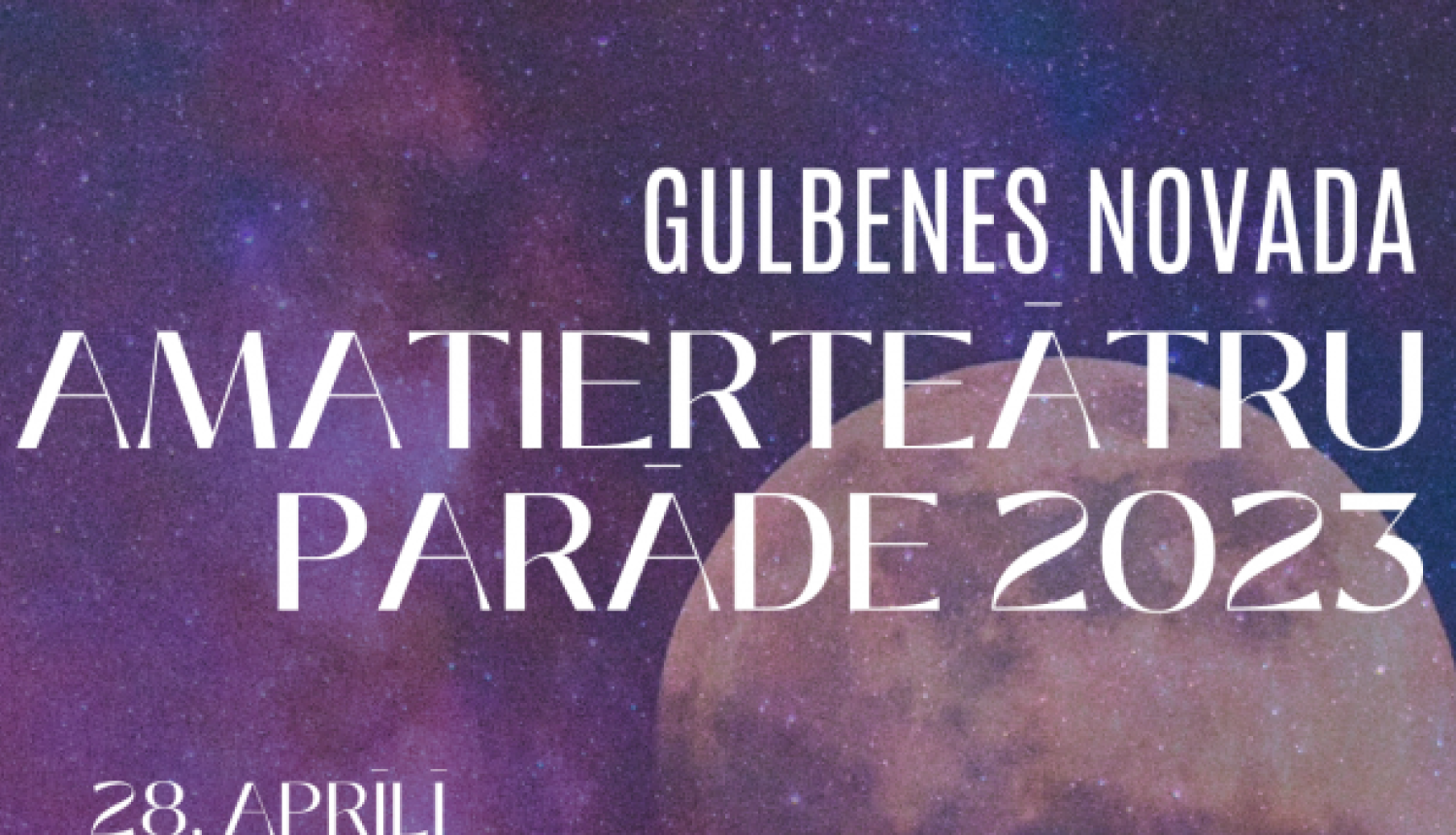 Amatierteātru parādes afiša