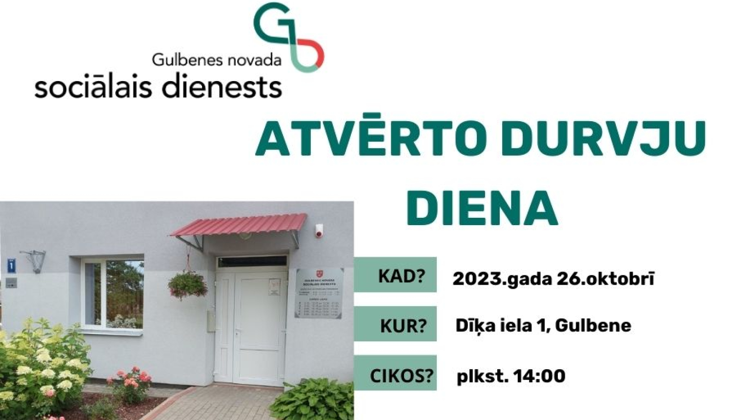 Attēls: Gulbenes novada sociālajam dienestam atvērto durvju diena