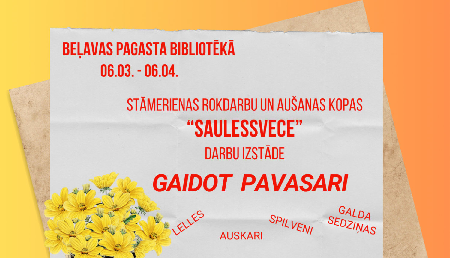 izstāde "saulessvece"