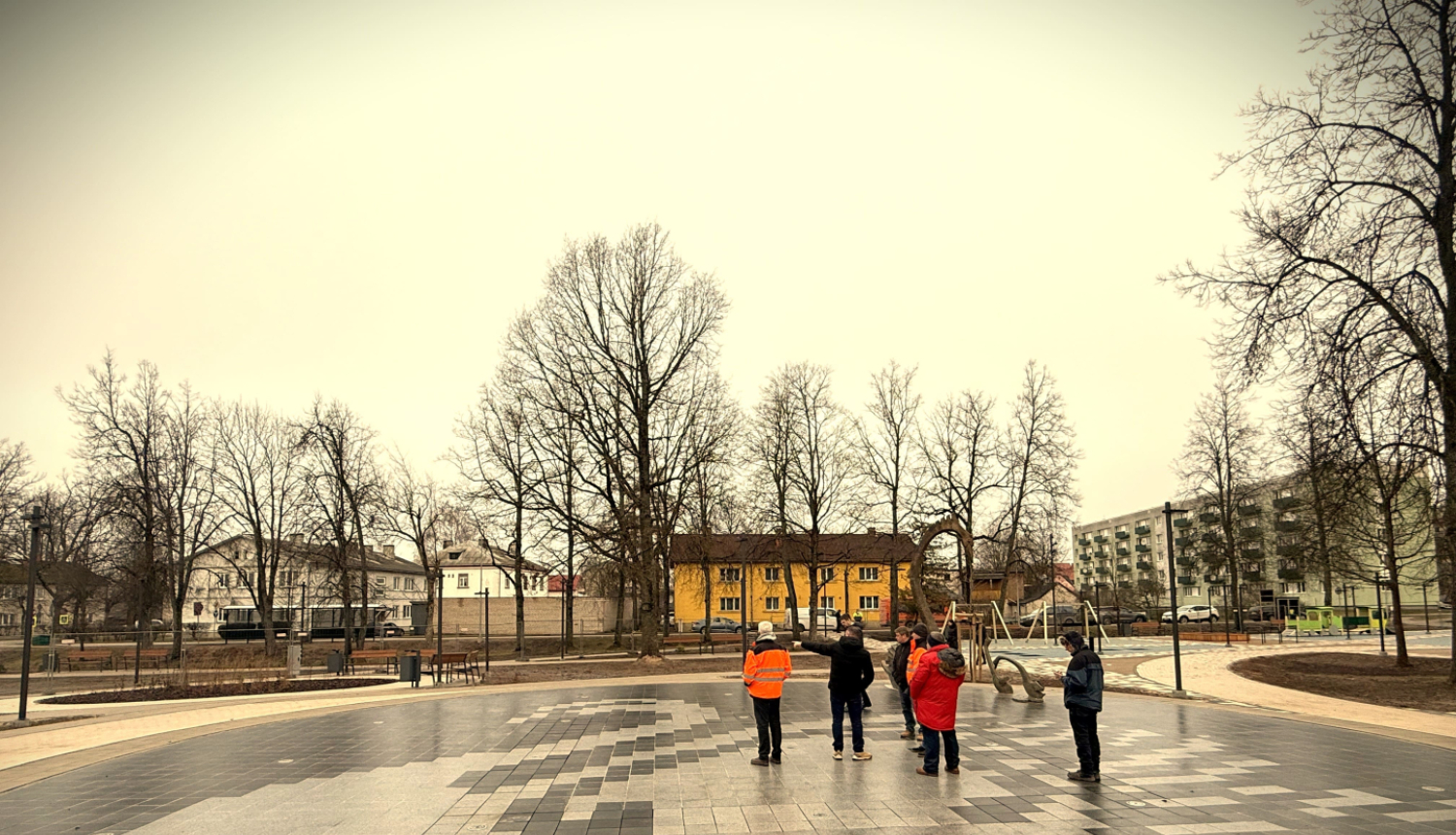 Attēls: Gulbīšu parka 1.kārtas būvdarbi pieņemti