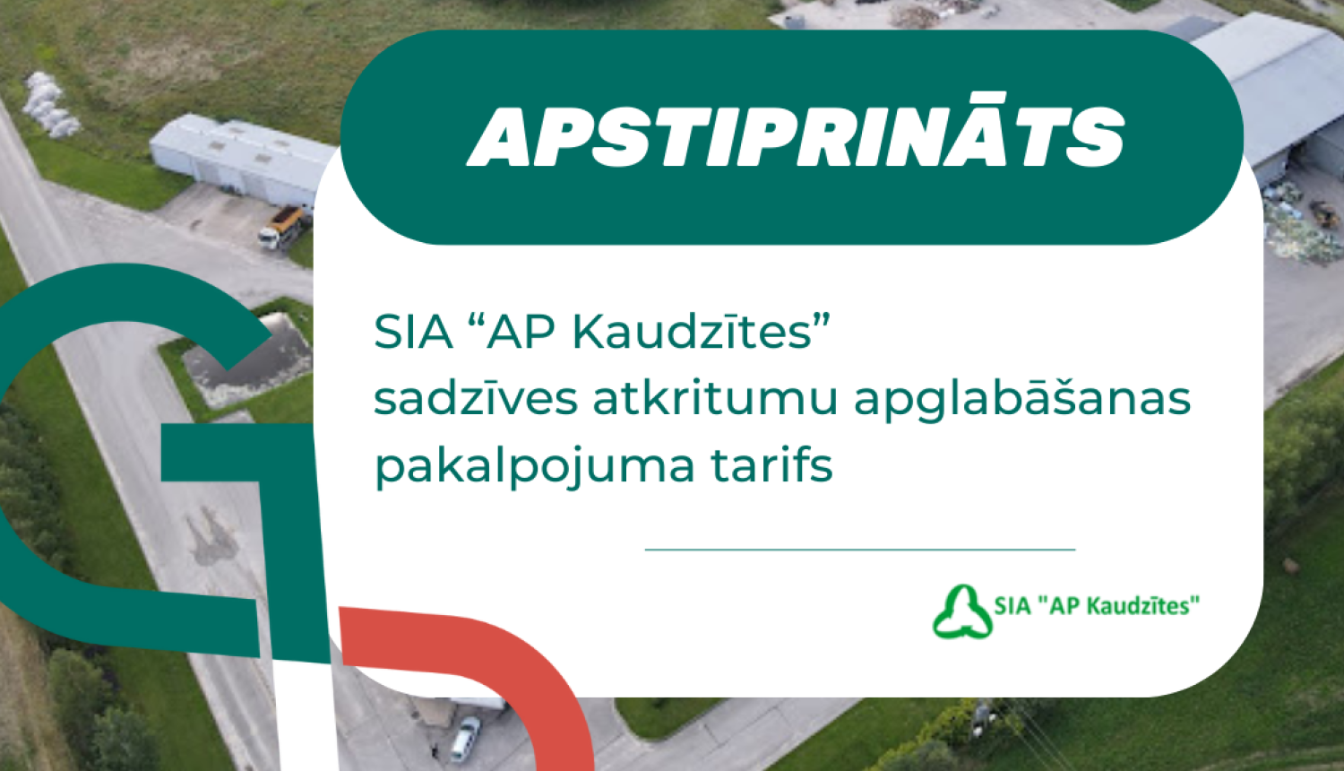Attēls: Apstiprināts AP Kaudzītes atkritumu apglabāšanas tarifs