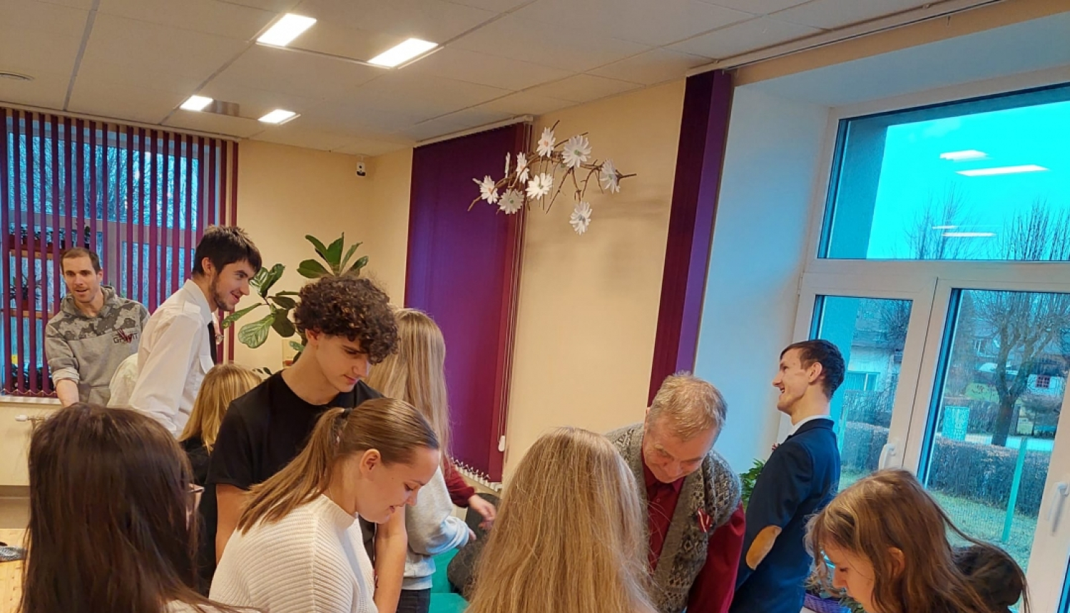 Attēls: Gulbenes novada dienas aprūpes centra apmeklētāji